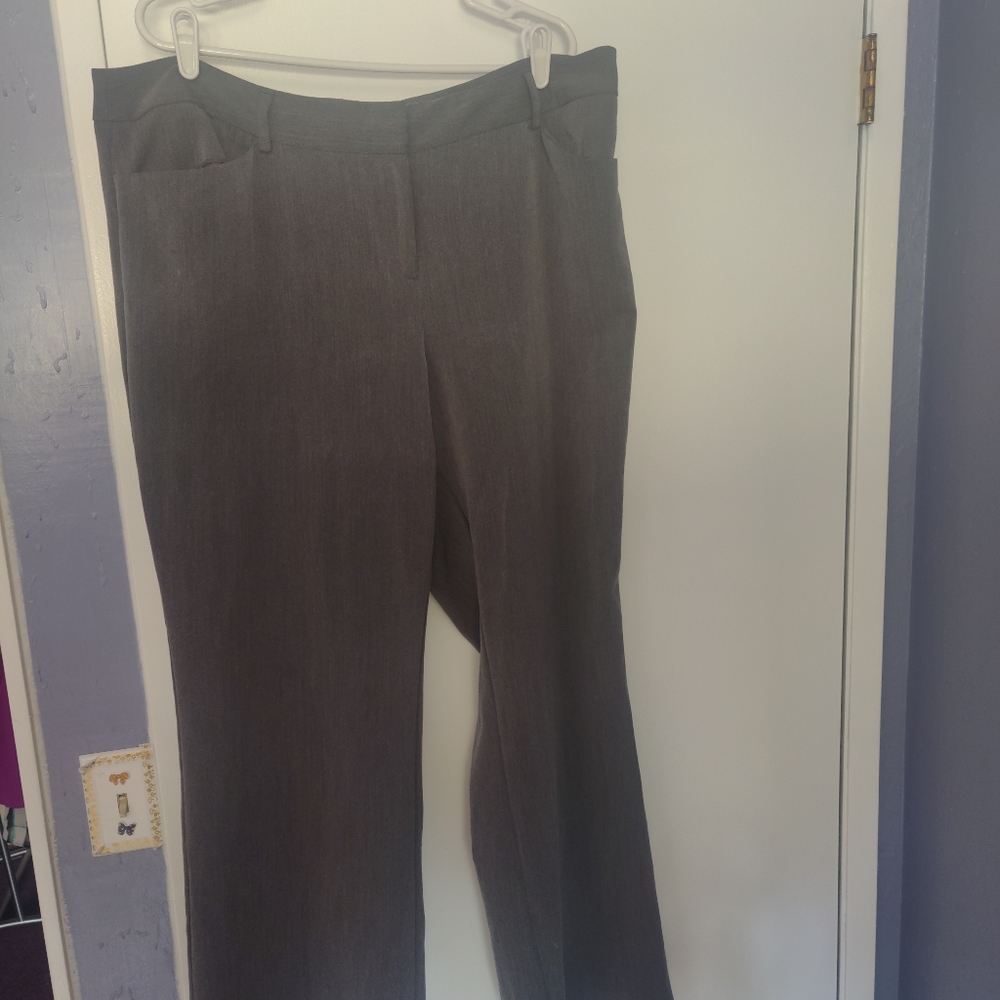 Lane Bryant gray pants 20 tall
